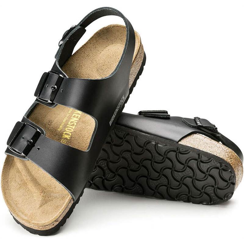 Birkenstock Mens Milano Natural Leather Regular Sandals-2