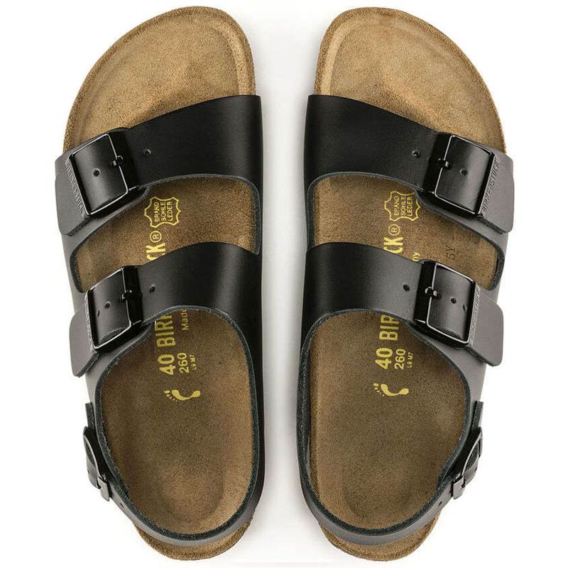 Birkenstock Mens Milano Natural Leather Regular Sandals-3