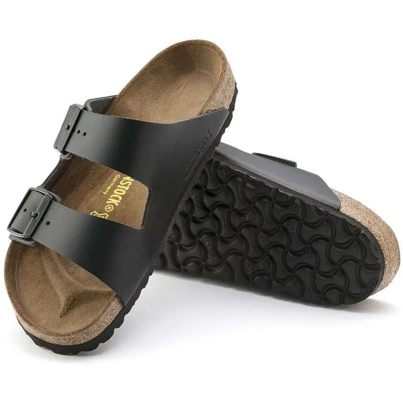Birkenstock Mens Arizona Natural Leather Regular Sandals-2