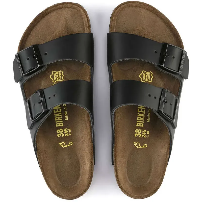 Birkenstock Mens Arizona Natural Leather Regular Sandals-3