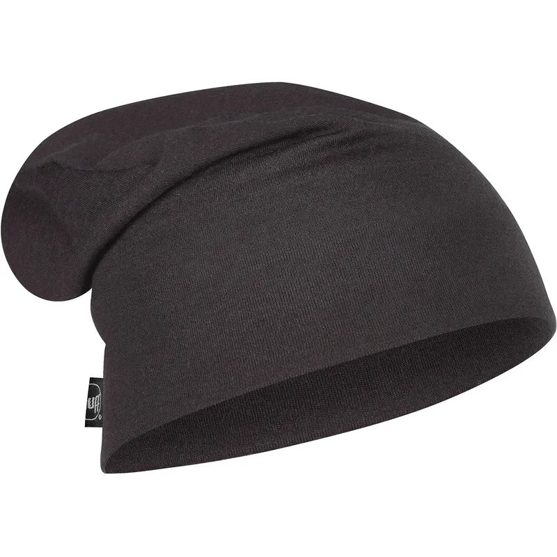 Buff Heavyweight Merino Wool Loose Beanie Hat.-2