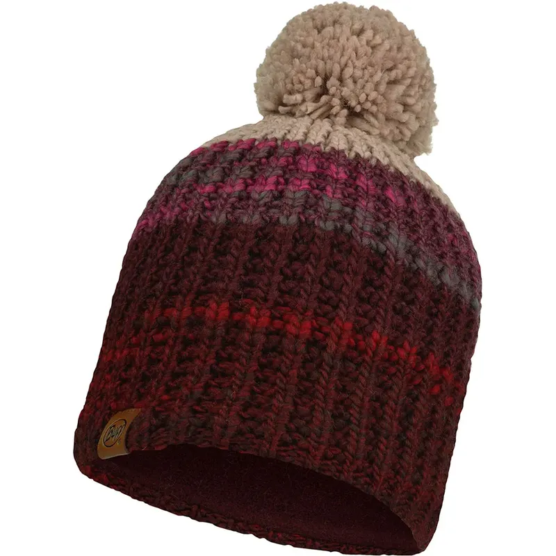 Buff Alina Knitted and Polar Beanie.-2