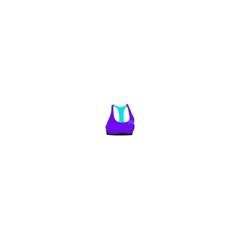 Camaro Womens Aqua Skin Bikini Top-2