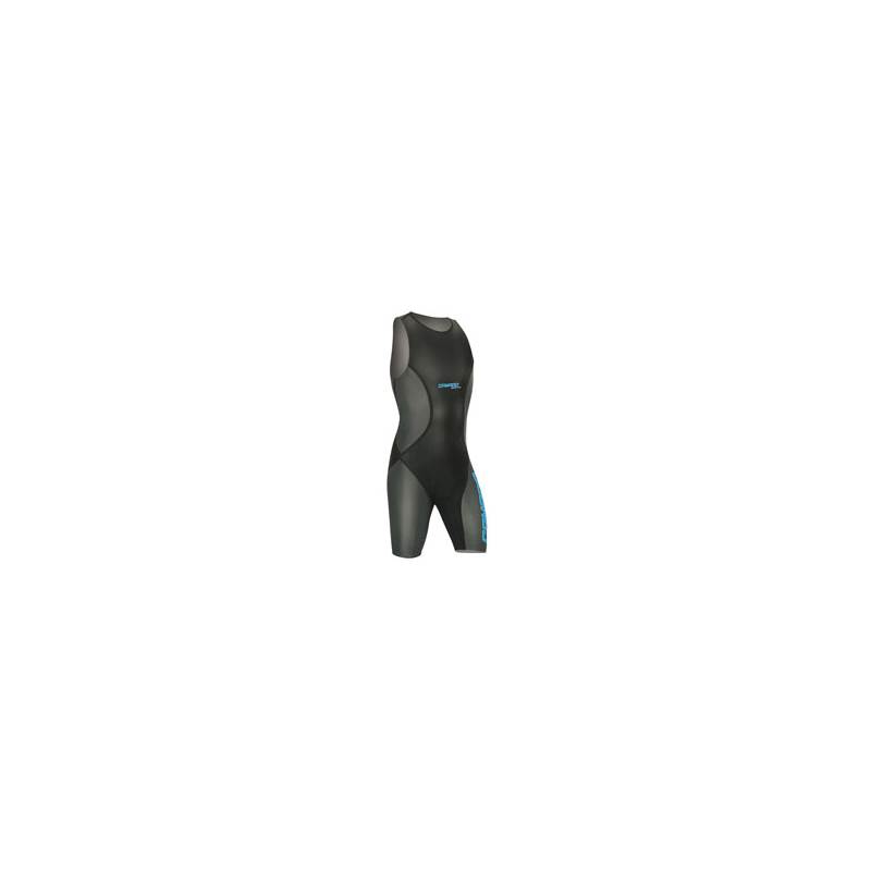 Camaro Speed One Seamless Compression Mono Mens Triathlon Shorty Wetsuit-2