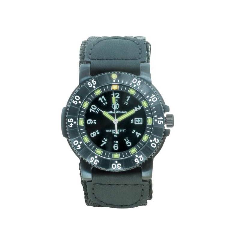 Smith & Wesson Tritium Tactical Watch-Nylon Strap Sww357n-1