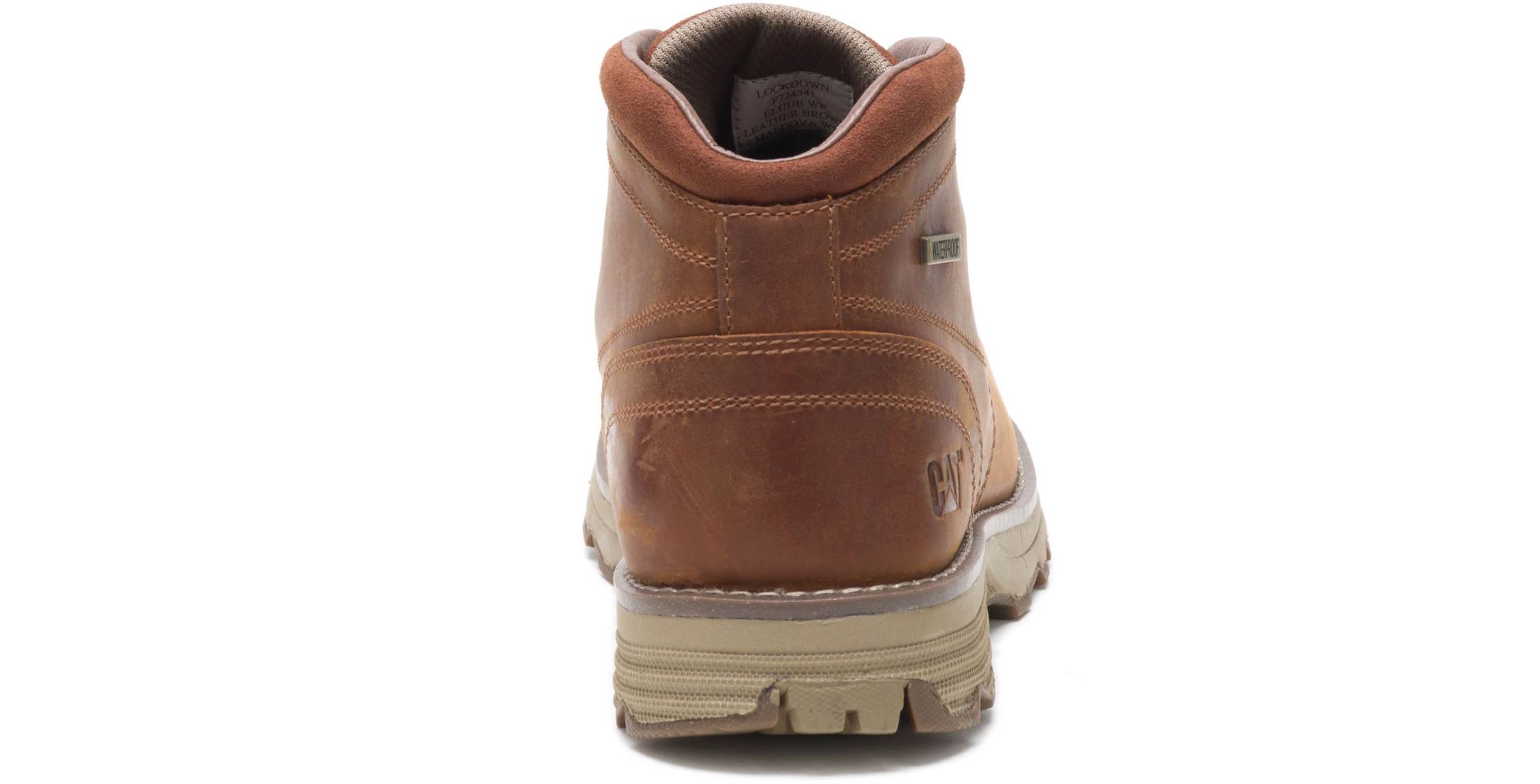 Caterpillar Mens Elude Waterproof Wide Leather Boots