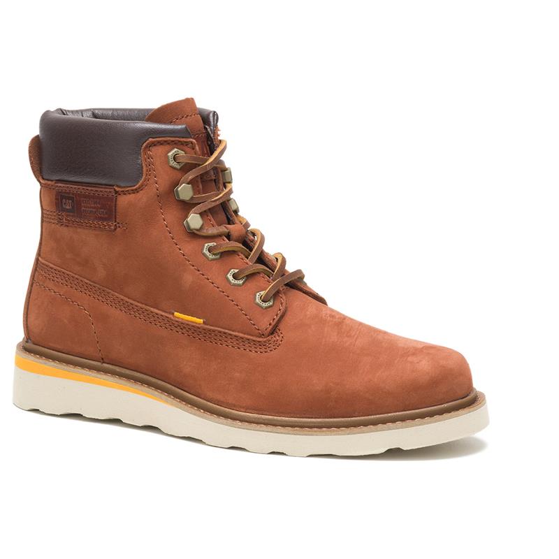 Caterpillar Mens Jackson High Ankle Wide Leather Boots