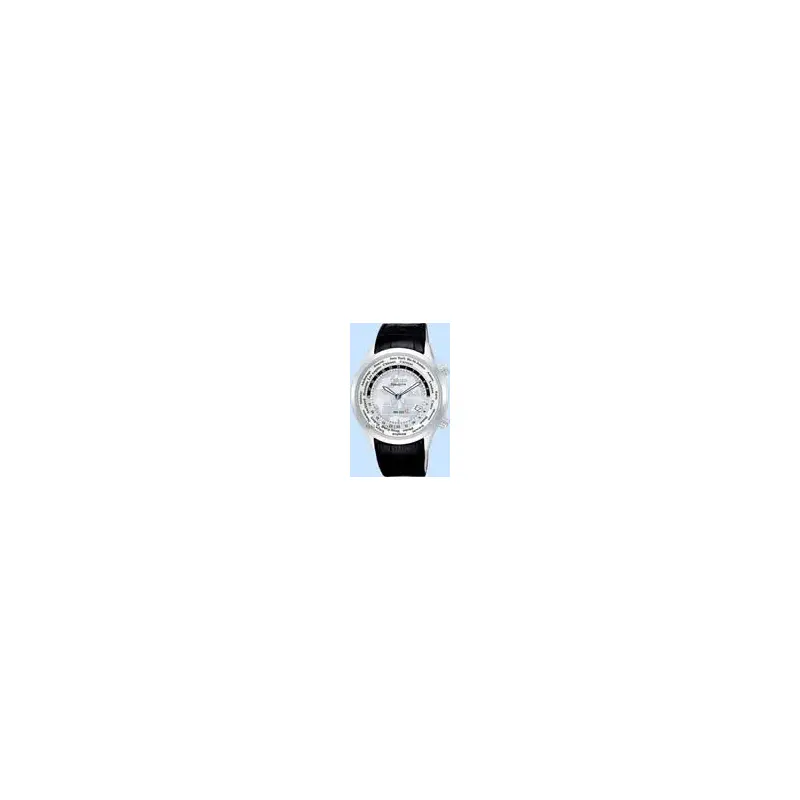 Citizen Bj9120-09a Eco-Drive World Time Calibre 6000 Leather Strap-2