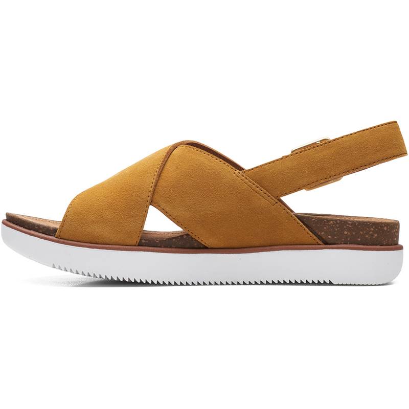 Clarks Womens Elayne Cross Sandals-2