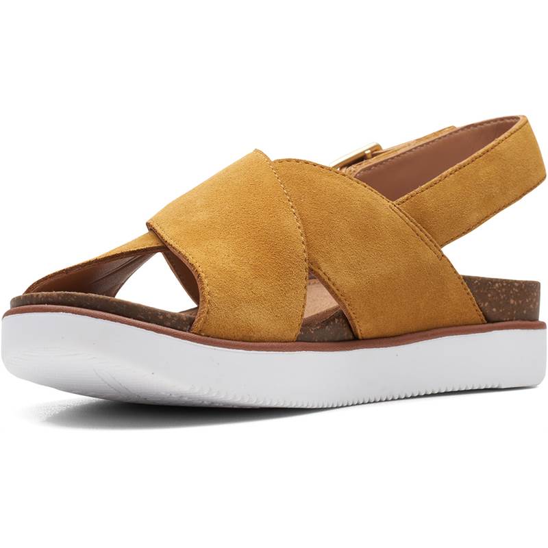 Clarks Womens Elayne Cross Sandals-5