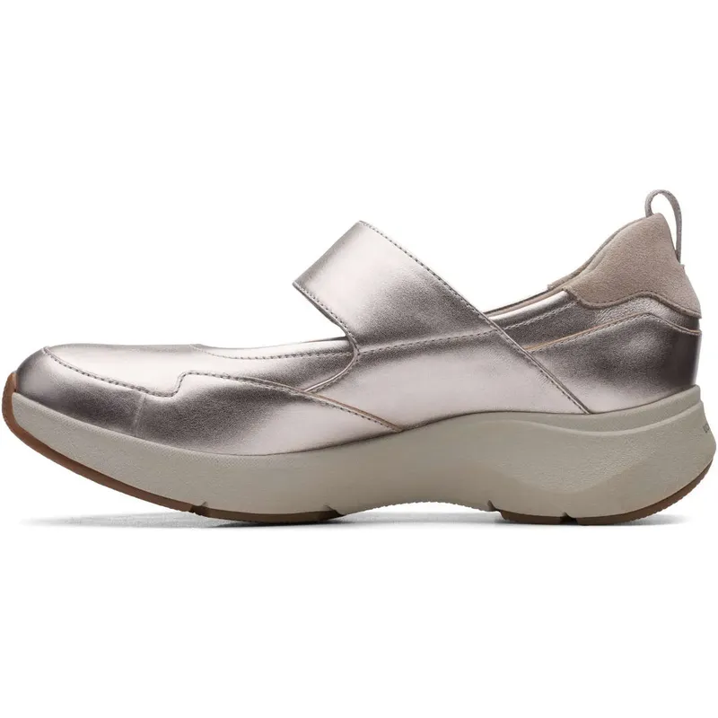 Clarks Womens Wave 2 Glide Shoes-5