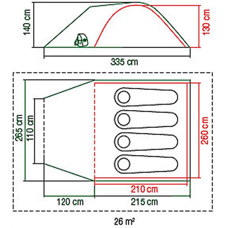 Coleman Kobuk Valley 4 Plus Blackout Tent-3