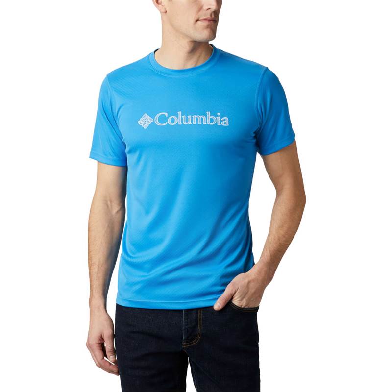 Columbia Mens Zero Rules Short Sleeve Graphic Shirt-1