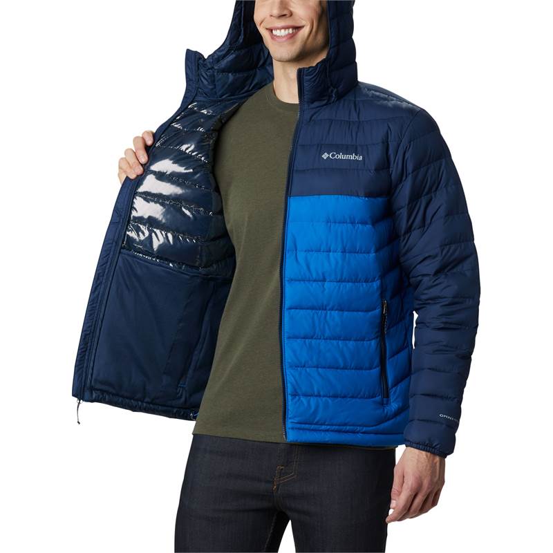 Columbia Powder Lite Mens Hooded Insulated Jacket OutdoorGB