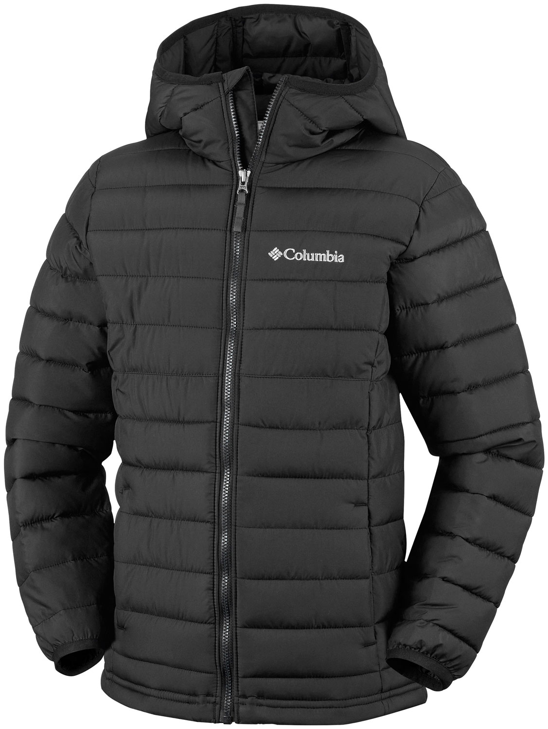 columbia powder lite boys hooded jacket