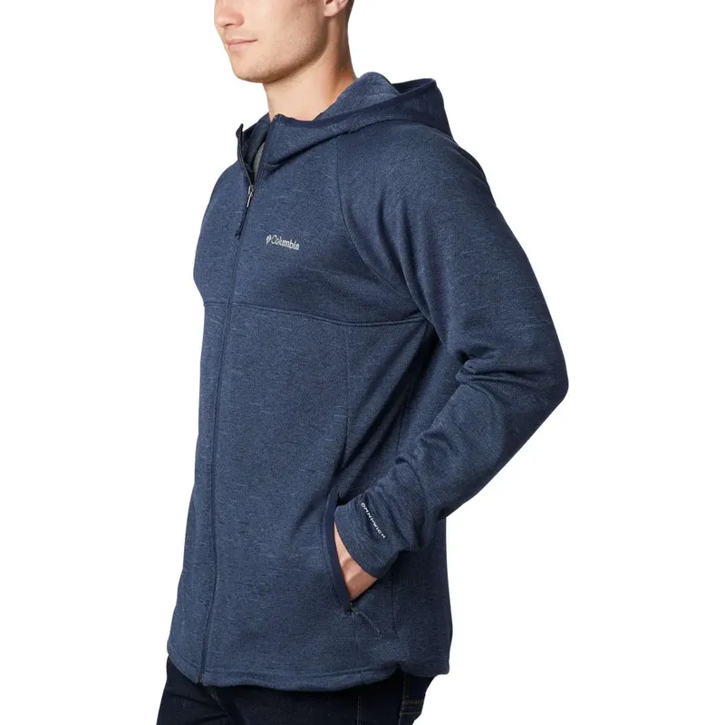 Columbia Mens Maple Lake Midlayer Full Zip Fleece Hoodie-2