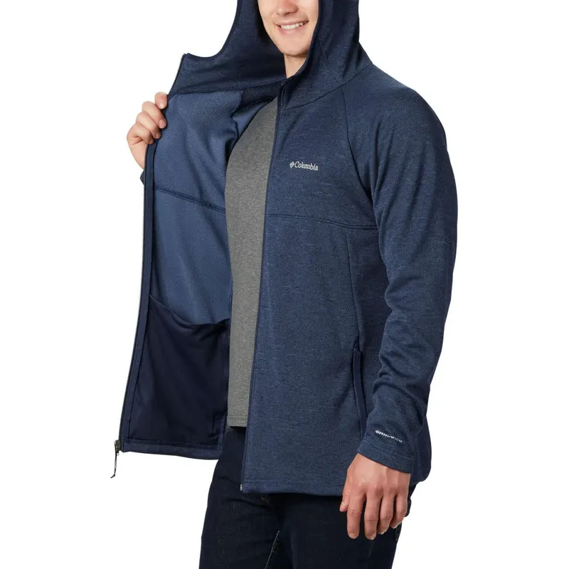 Columbia Mens Maple Lake Midlayer Full Zip Fleece Hoodie-4