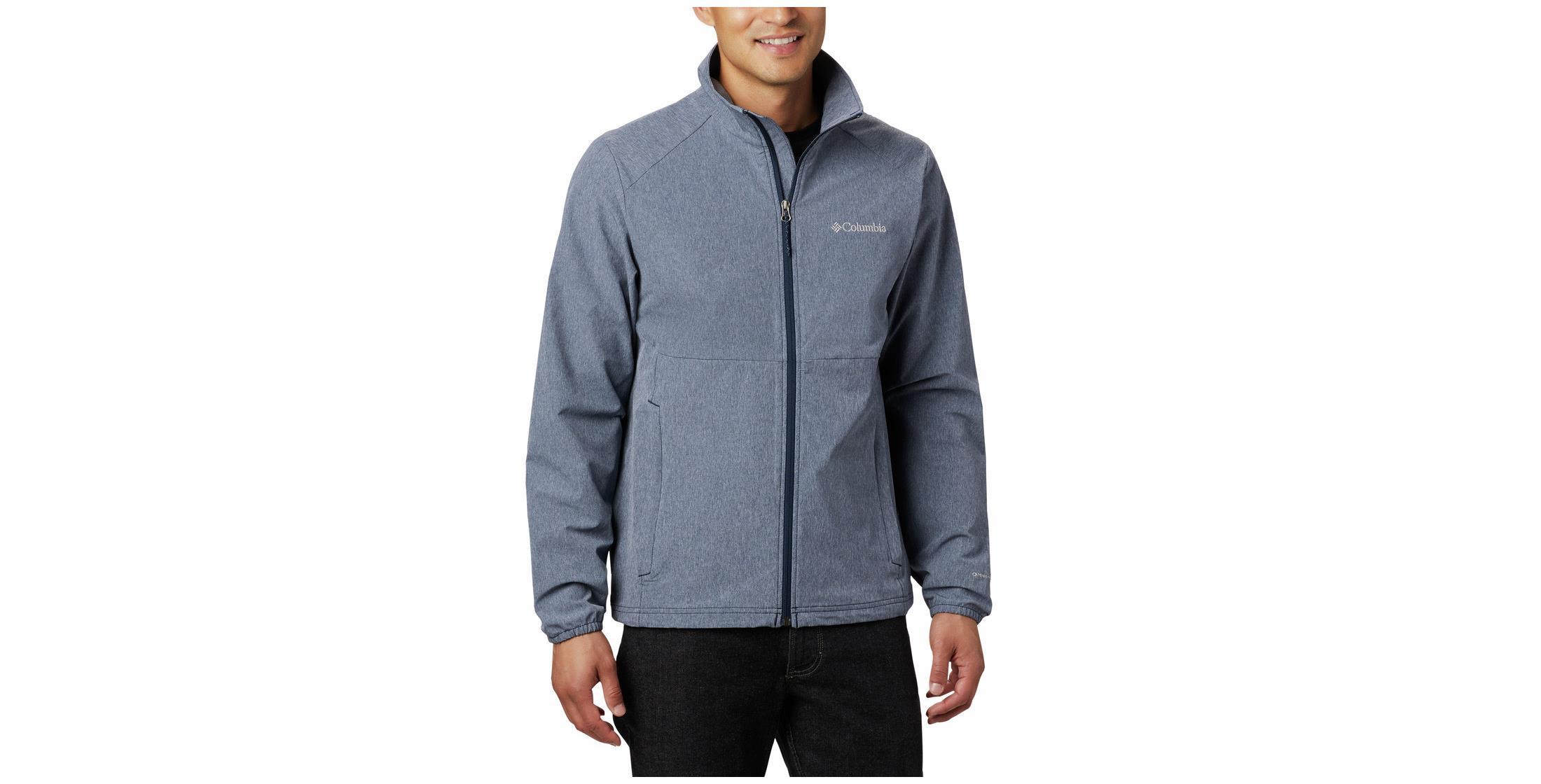 Columbia Mens Heather Canyon Non Hooded Softshell Jacket