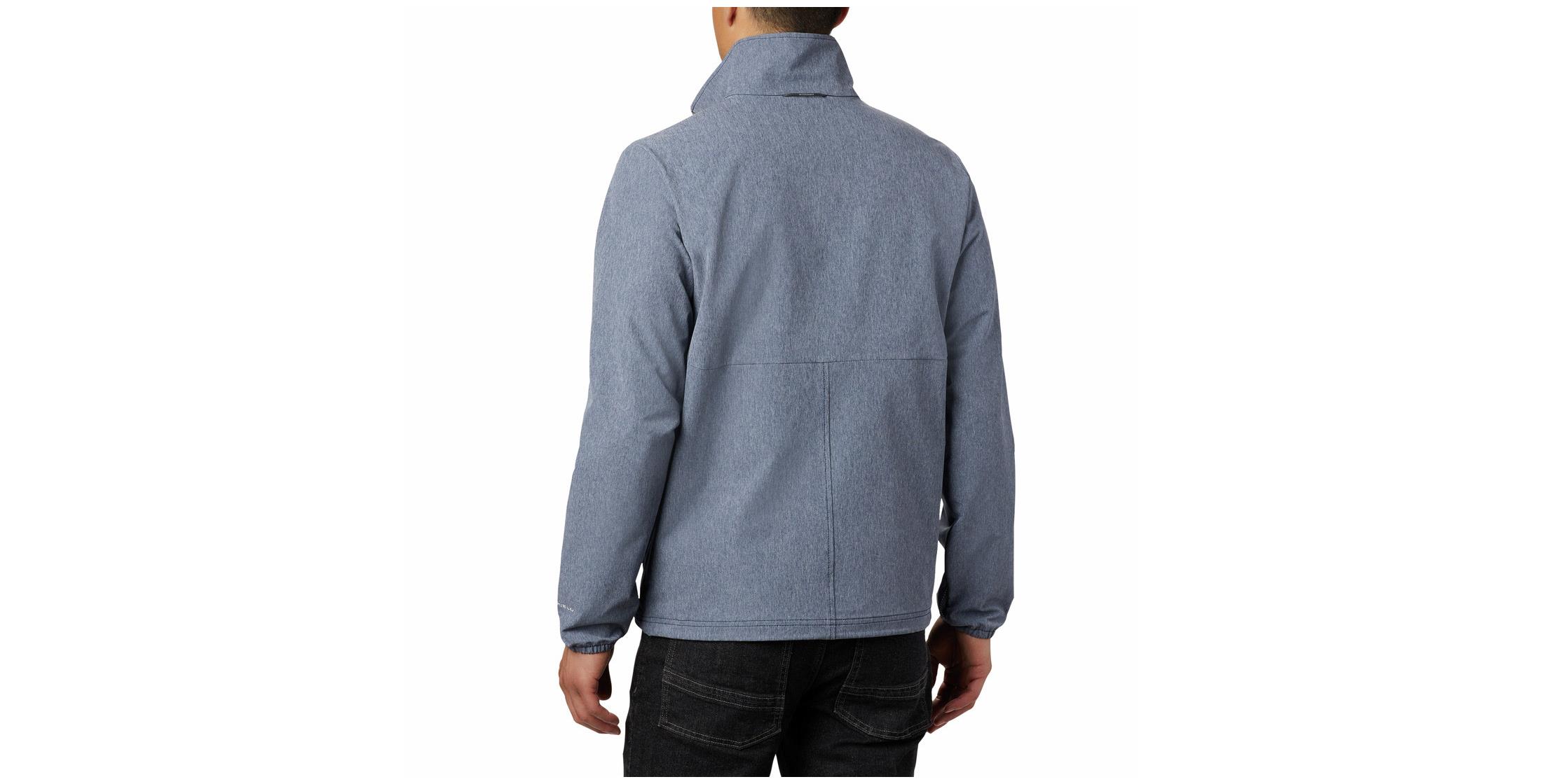 Columbia Mens Heather Canyon Non Hooded Softshell Jacket