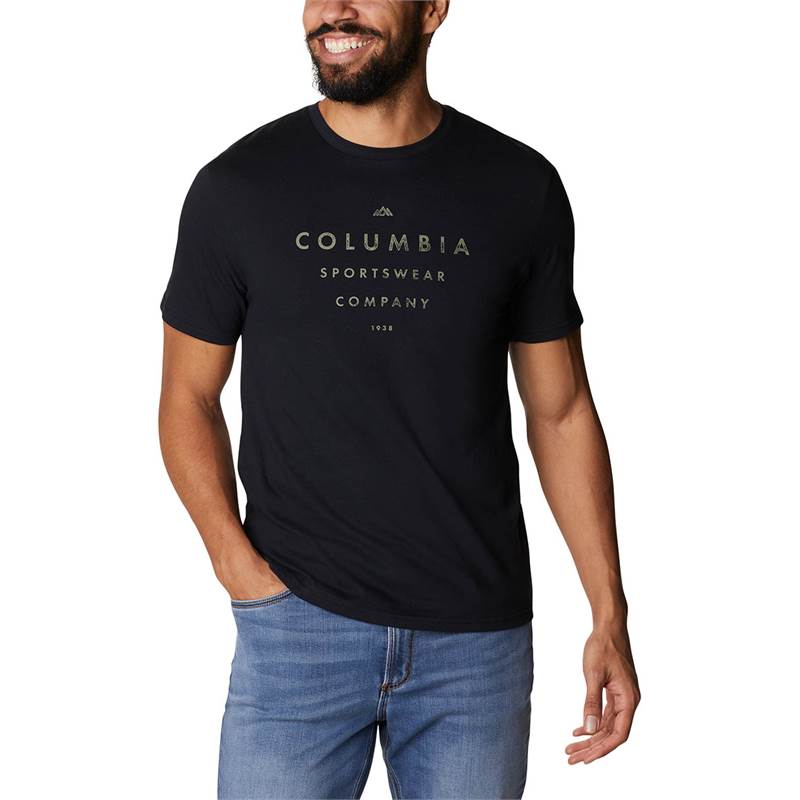 Columbia Mens Path Lake II Graphic T-Shirt-1