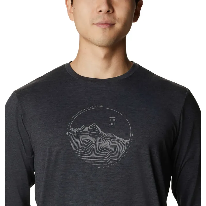 Columbia Mens Tech Trail Graphic Long Sleeve T-Shirt-3