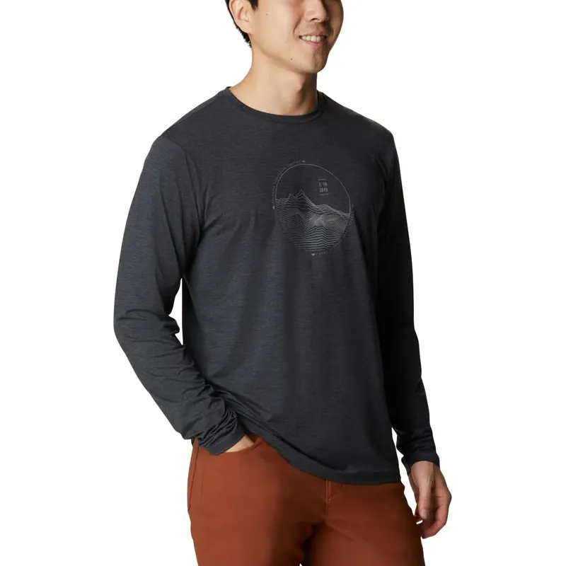 Columbia Mens Tech Trail Graphic Long Sleeve T-Shirt-4