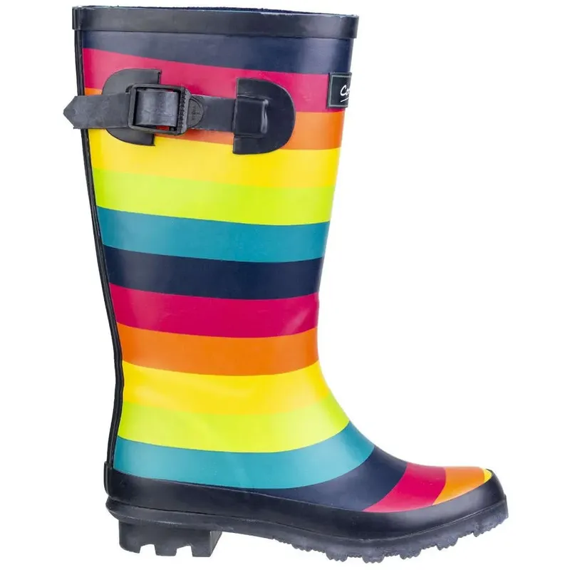 Cotswold Kids Rainbow Wellington Boots-2