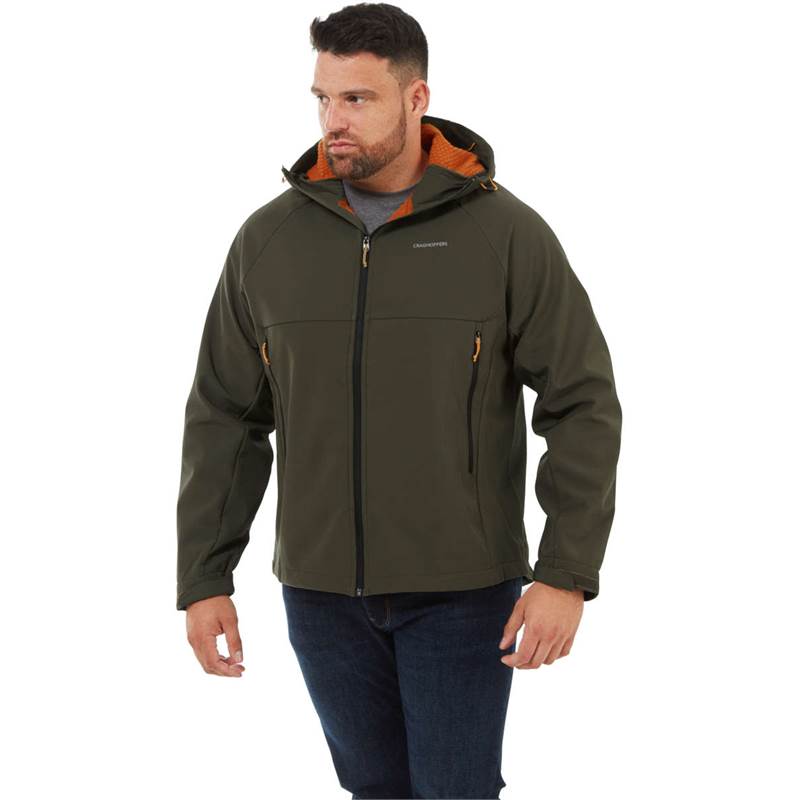 Craghoppers Mens Trent Weatherproof Hooded Jacket-2