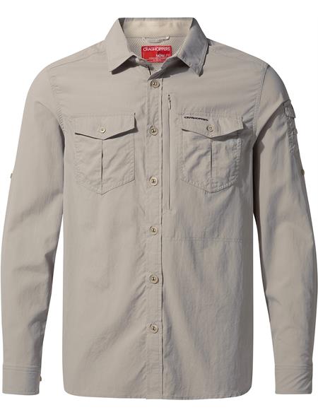Craghoppers Mens NosiLife Adventure II Long Sleeved Shirt