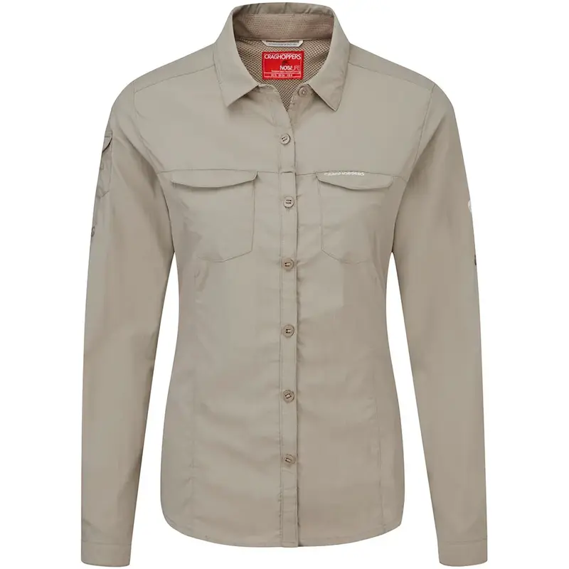 Craghoppers Womens NosiLife Adventure Long Sleeved Shirt-2