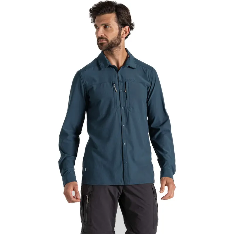 Craghoppers Mens NosiLife Pro Long Sleeved Shirt V-4