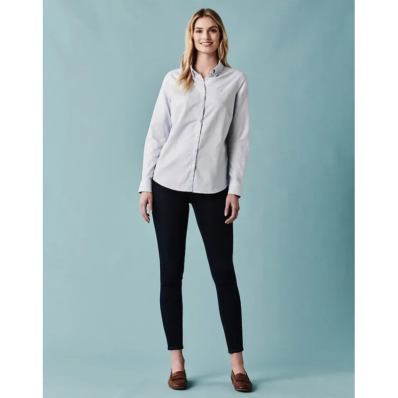 Crew Clothing Womens Bracken Oxford Classic Fit Shirt-5
