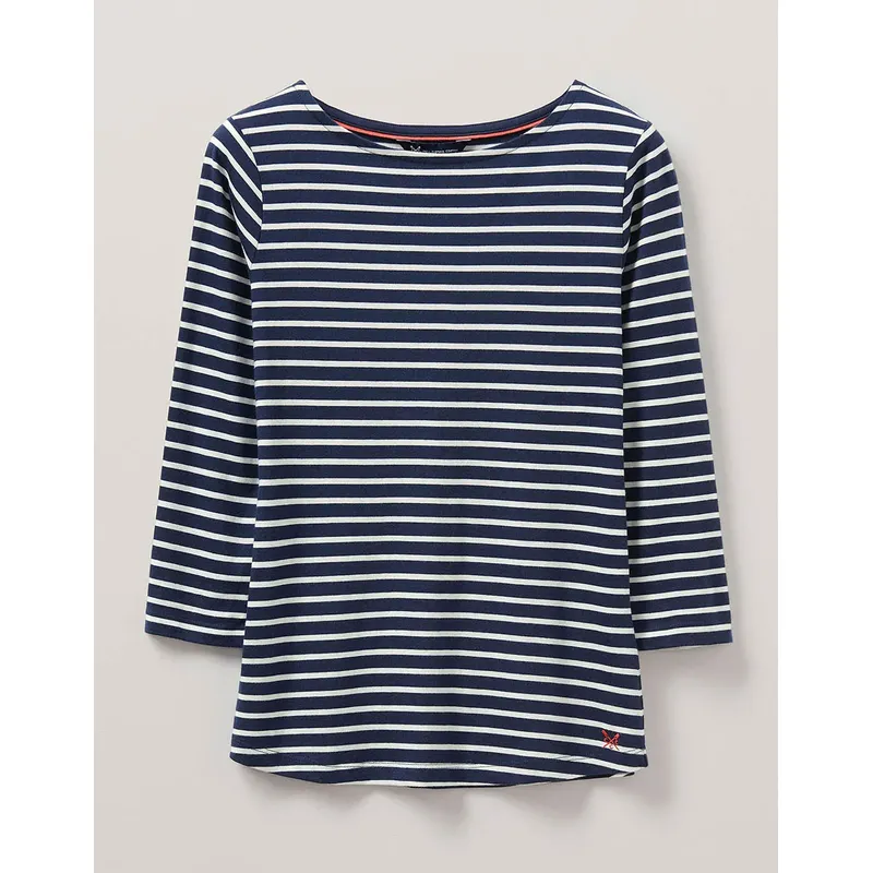 Crew Clothing Womens Essential Breton LS T-Shirt-5