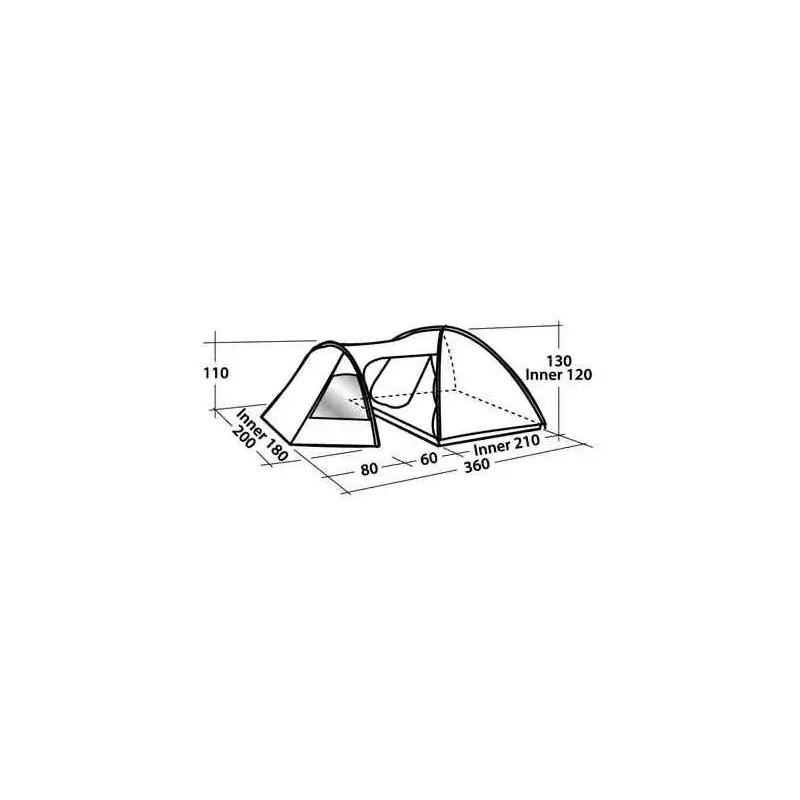 Easy Camp Eclipse 300  3-Person Tent-4