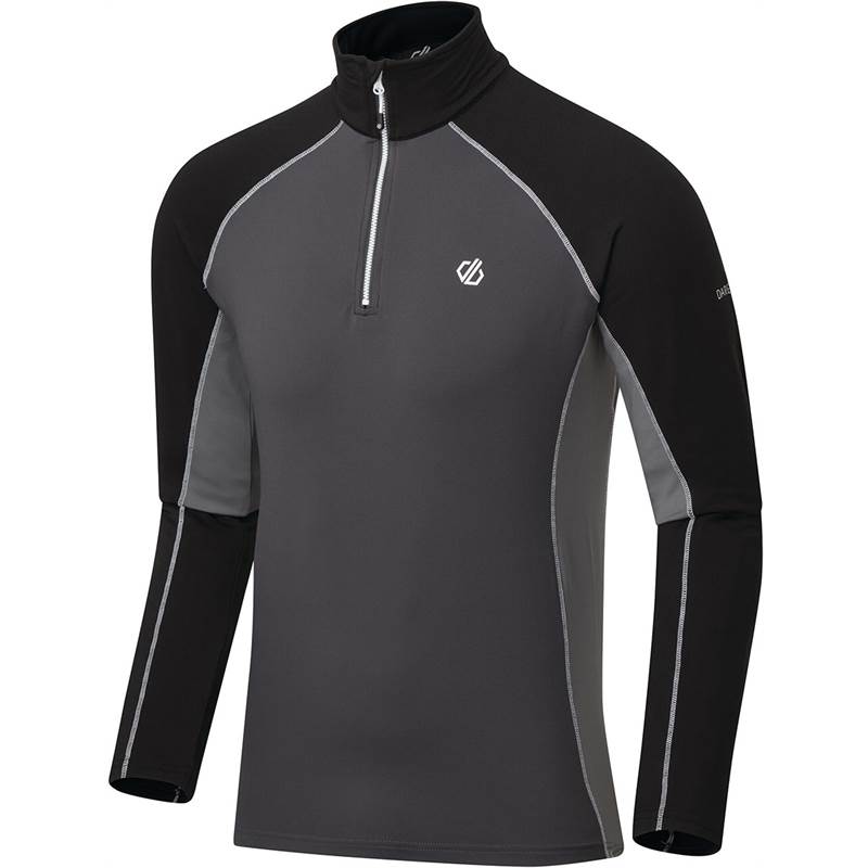 Dare2B Mens Interfused II Half Zip Stretch Midlayer Jacket-3