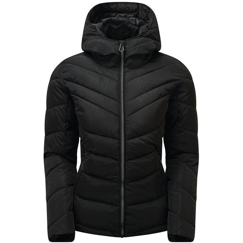 Dare2B Womens Reputable Hooded Insulated Luxe Jacket-1