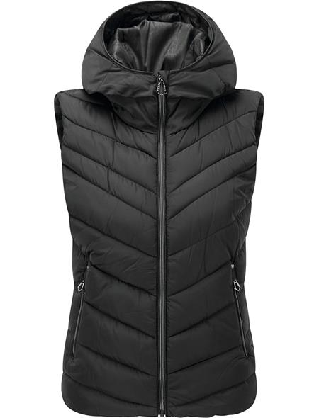 Dare2B Womens Complicate Quilted Hooded Luxe Bodywarmer