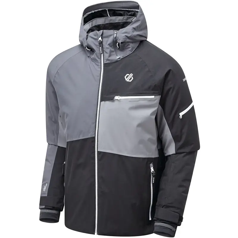 Dare2B Mens Supercell Pro Insulated Hooded Ski Jacket-2