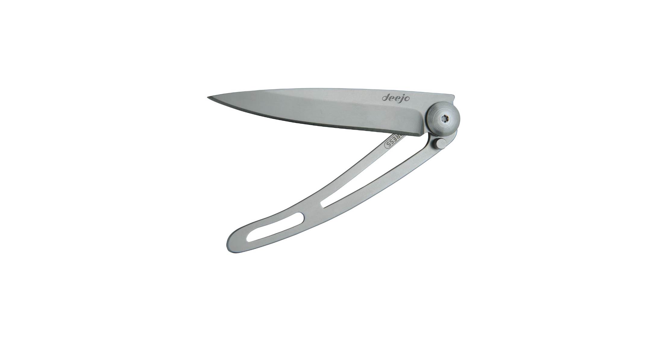Deejo Knives Naked 27g Folding Knife 3 Satin Plain Blade 