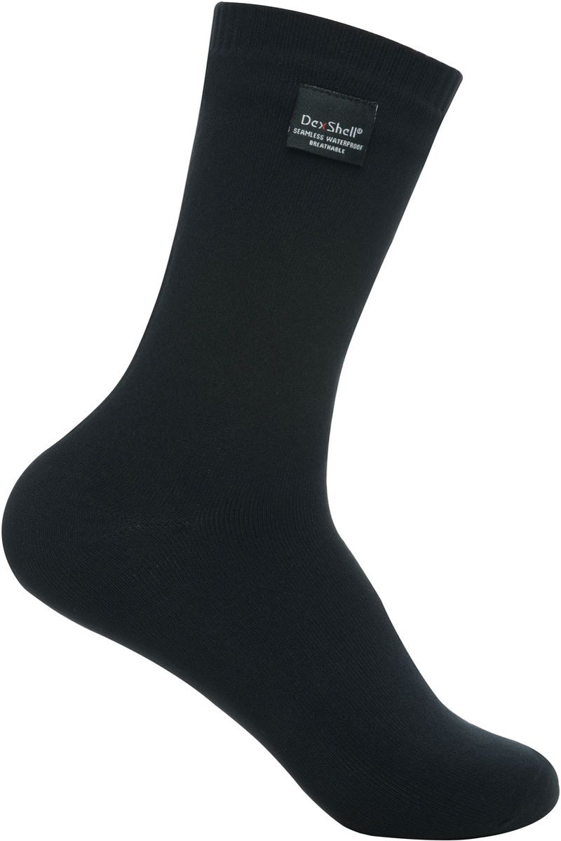 DexShell Midweight Waterproof Merino Wool Socks - Men's Size 12-14 (Black/Olive)