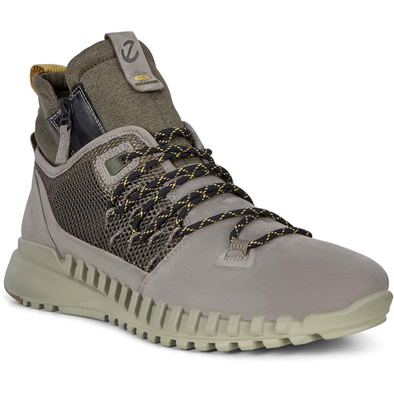 Ecco Mens Zipflex Mid Outdoor Shoes