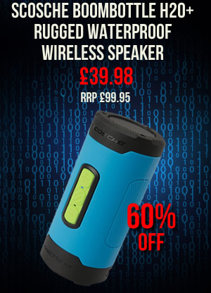 Scosche boomBOTTLE H2O+ Rugged Waterproof Wireless Speaker