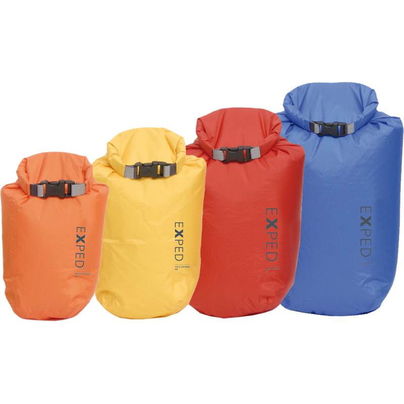 Exped Fold Dry Bags - Bright Colours (pack of 4 diff sizes)-1