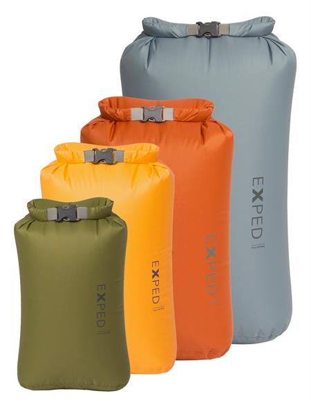 Exped Classic Waterproof Fold Drybags 4 Pack