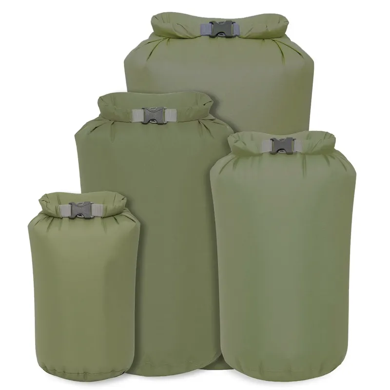 Exped Olive Waterproof Fold Drybags (pack of 4)-4