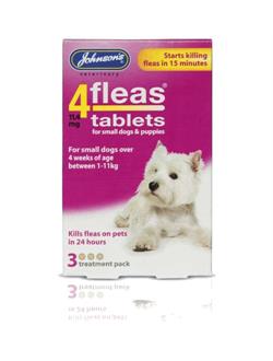 Johnson's 4fleas Small Dog Tablets