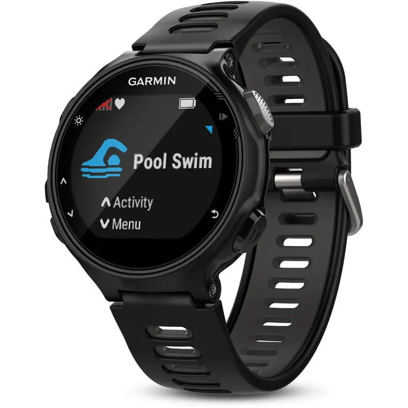 Garmin Forerunner 735XT GPS Wrist HR Multisport Watch Run Bundle - Black/Grey-3