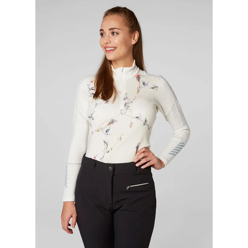 Helly Hansen Womens HH Lifa Merino Half Zip LS Baselayer Top-2