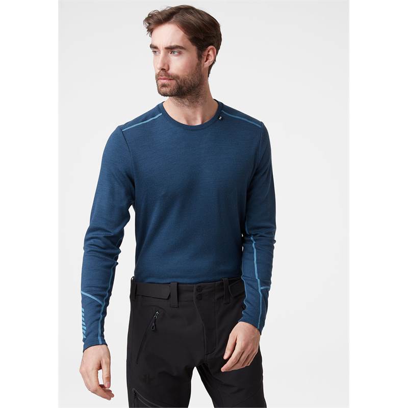 Helly Hansen Mens Lifa Merino Midweight Crew Top-4