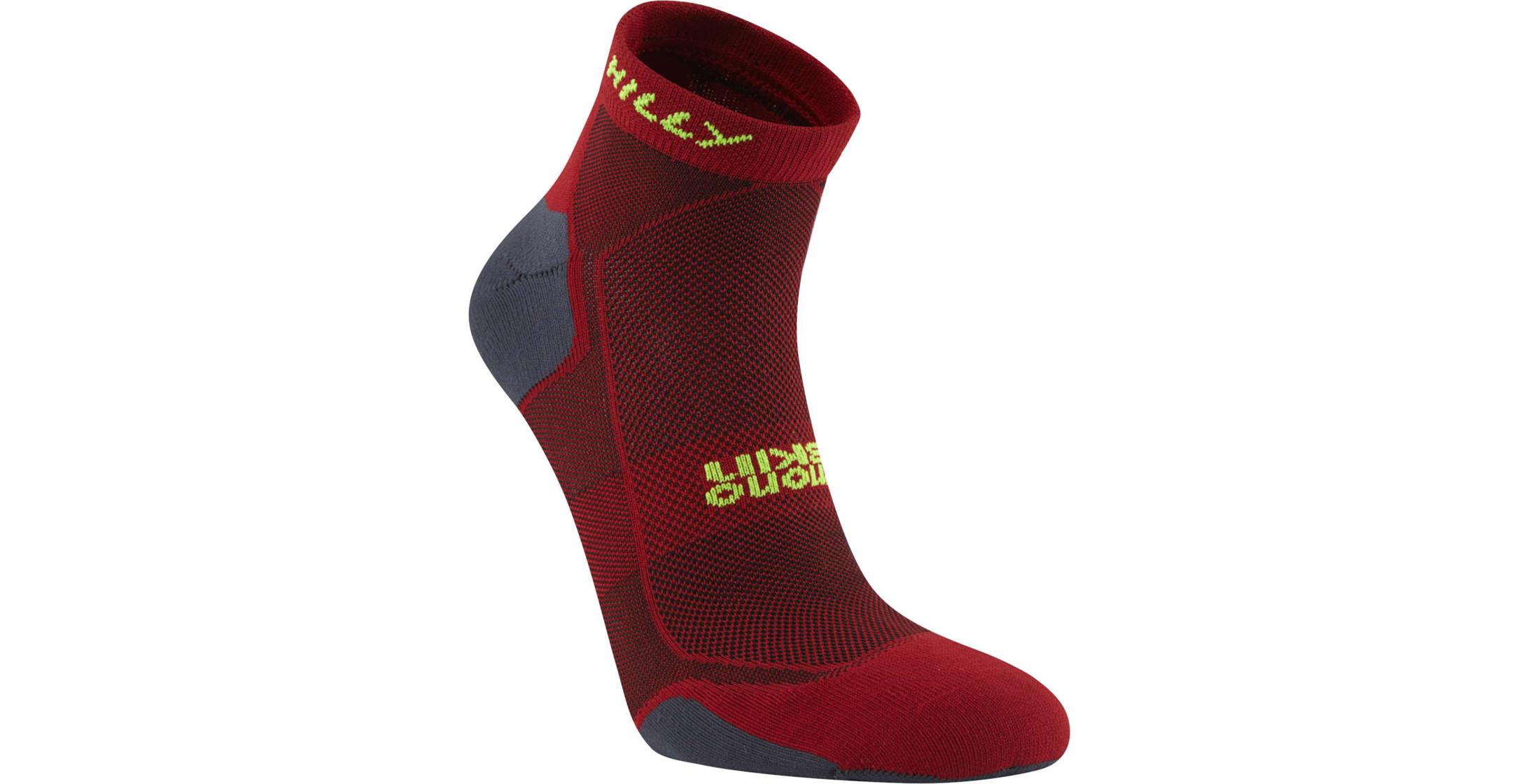Hilly Mens Pace Quarter Running Socks